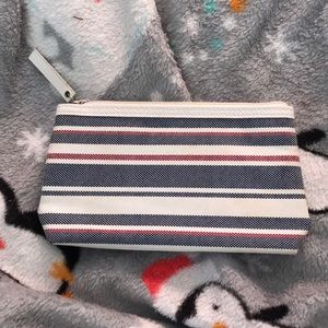 Striped Makeup Bag